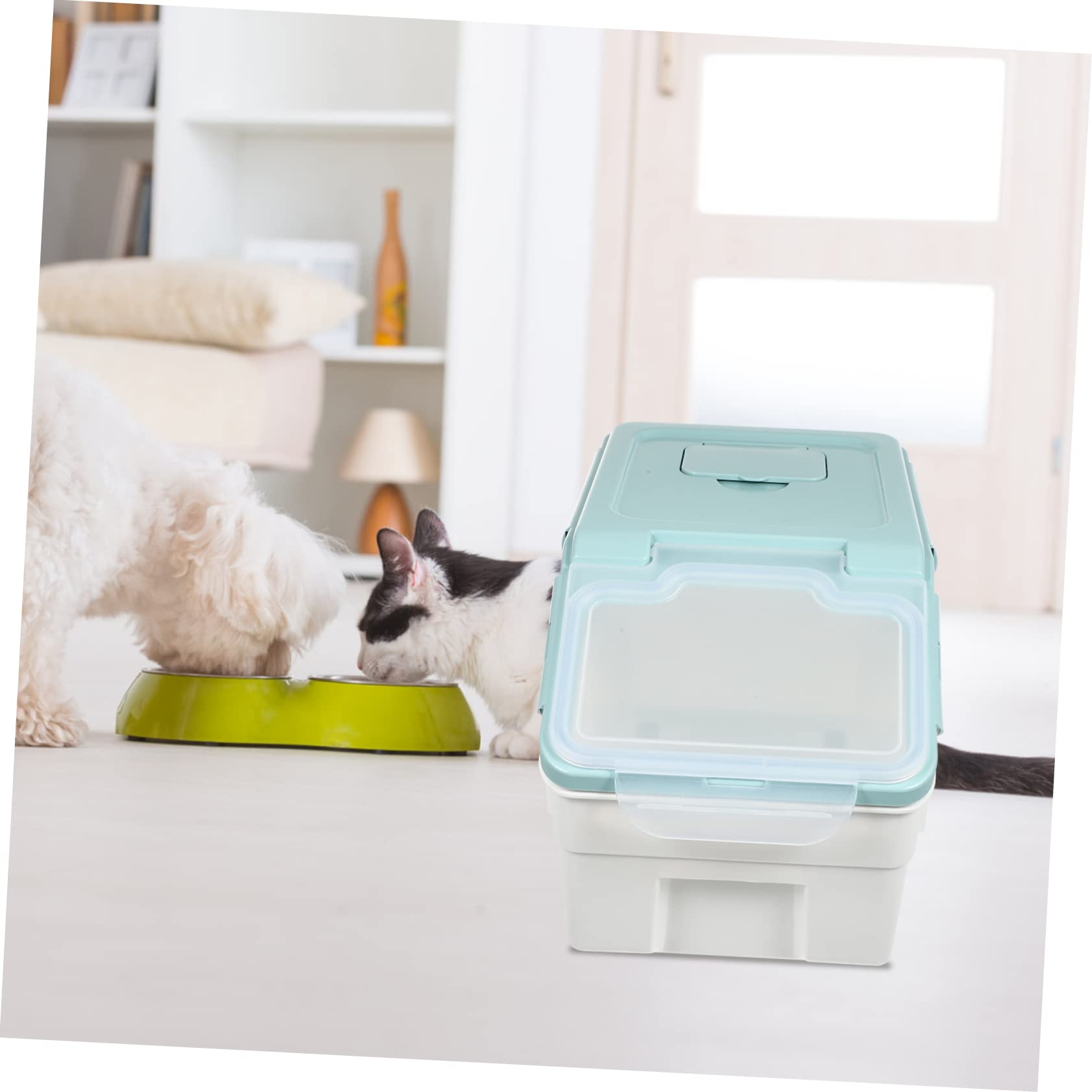 BESPORTBLE Almacenamiento De Alimentos Para Mascotas Cubo Compacto Resistente a La Humedad y Al Desgaste