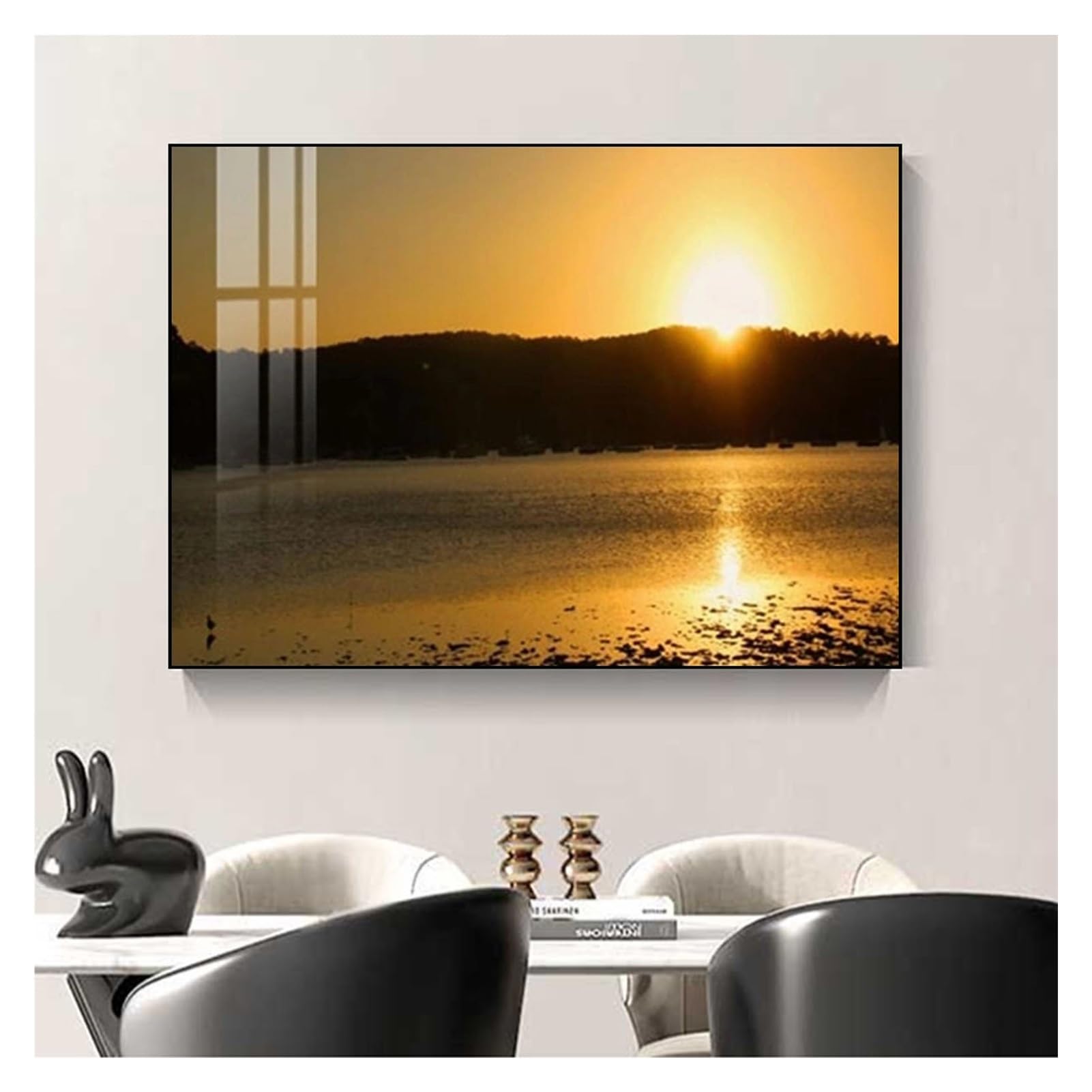 MINGX Copri Cassaforte A Muro Coperchio della Scatola del Contatore Elettrico Contatore Elettrico Coperchio Decorativo Moderno per Coperture Nascondersi(C,40x50cm)
