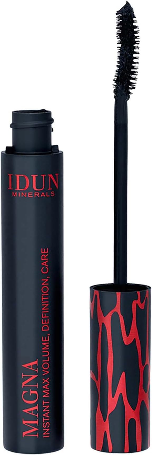 Magna Mascara - Volumizing, High Pigmented, Lash-Hydrating Formula Infused with Sunflower Seed Oil - for Sensitive Eyes - Vegan, Clump and Cruelty Free - 008 Black - 0.44 oz