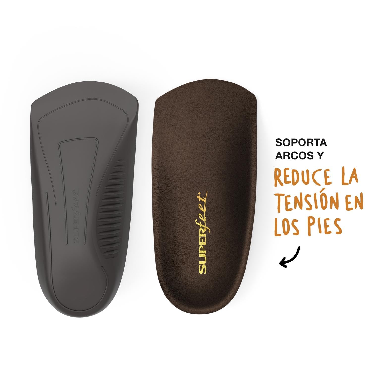 Superfeet - Plantillas Casual Easyfit para Hombre - Plantillas Ortopédicas para Zapatos de Hombre - Plantillas Anti-Fatiga para Zapatos de Vestir - EU 39 – 41 | Plantillas Anti-Fatiga para Zapatos de Hombre, Soporte del Arco sin Recortar, Comodidad Durade