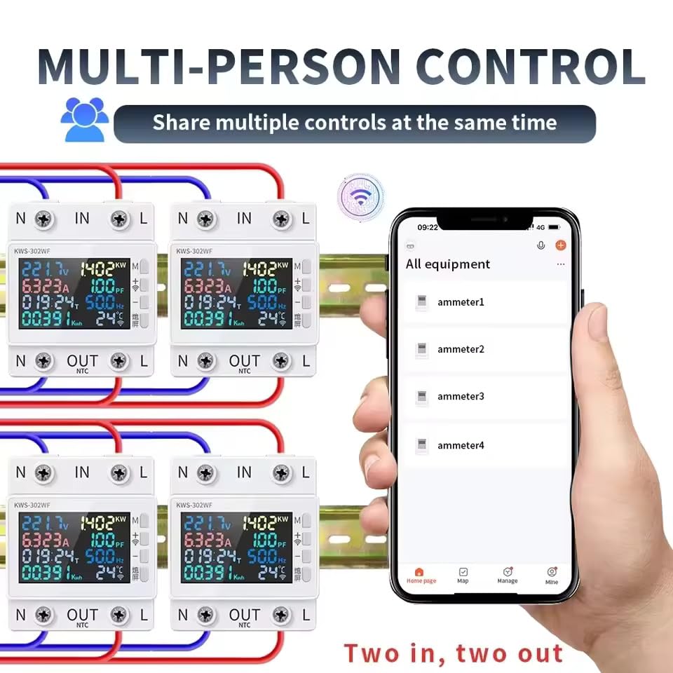 Multiple XPR3SS KWS-302WF devices controlled by a single smartphone app
