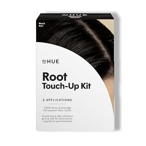 Miniatura 16 de dpHUE Kit de retoque de raíz, marrón medio, color permanente para el cabello para cobertura de canas, incluye dos aplicaciones, sin parabenos, SLS
