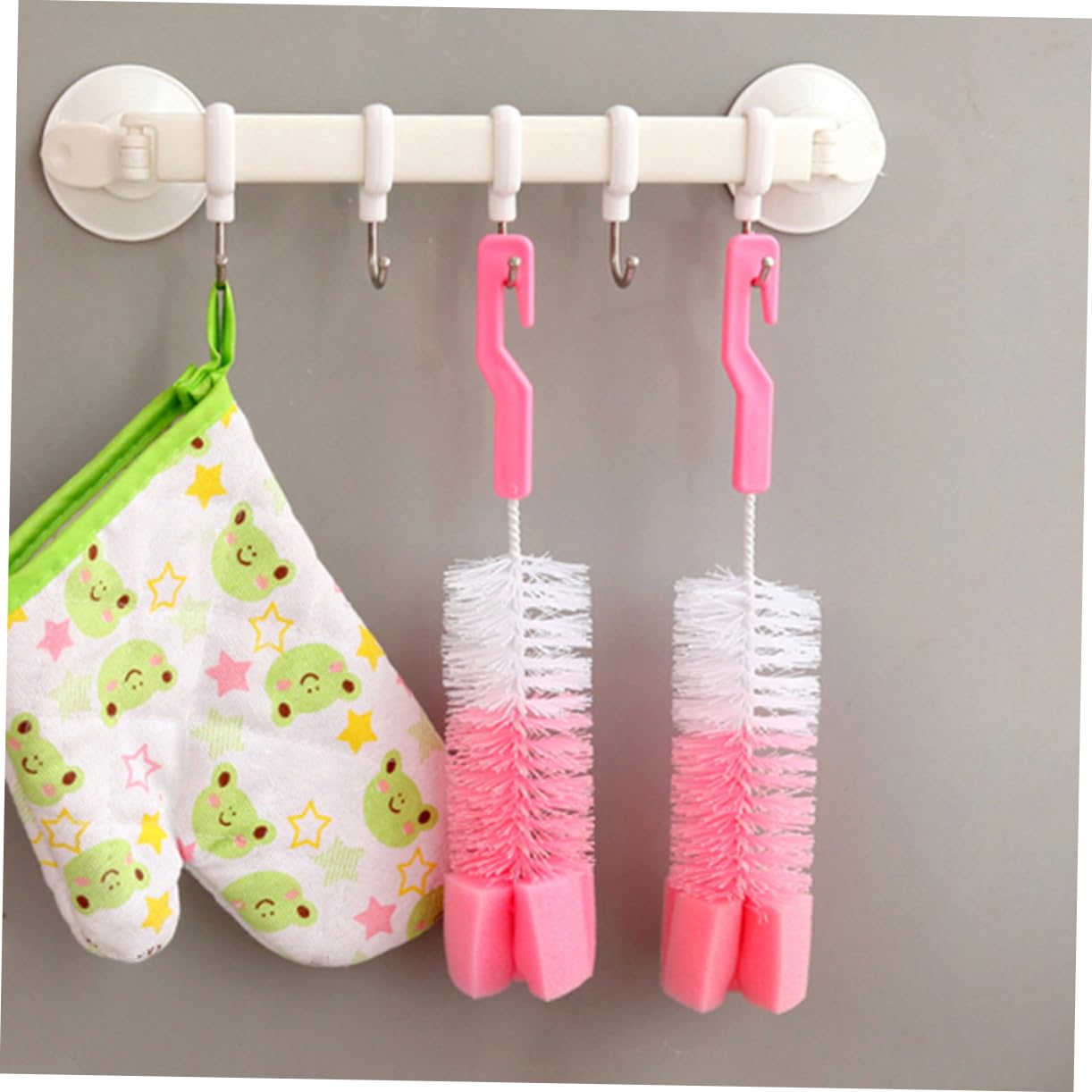 HAPINARY 2pcs Bottle Cleaning Brush Bottles Cup Brush Cup Cleaner Brush Cup Cleaning Brush Water Bottle Cleaner Brushes for Cleaning Bottle Brush Wine Bottle Cleaner Pink