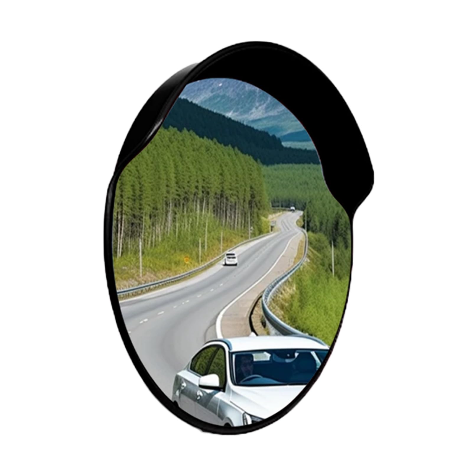 Espejo de carril convexo gran angular 45cm para seguridad en exteriores e interiores 8