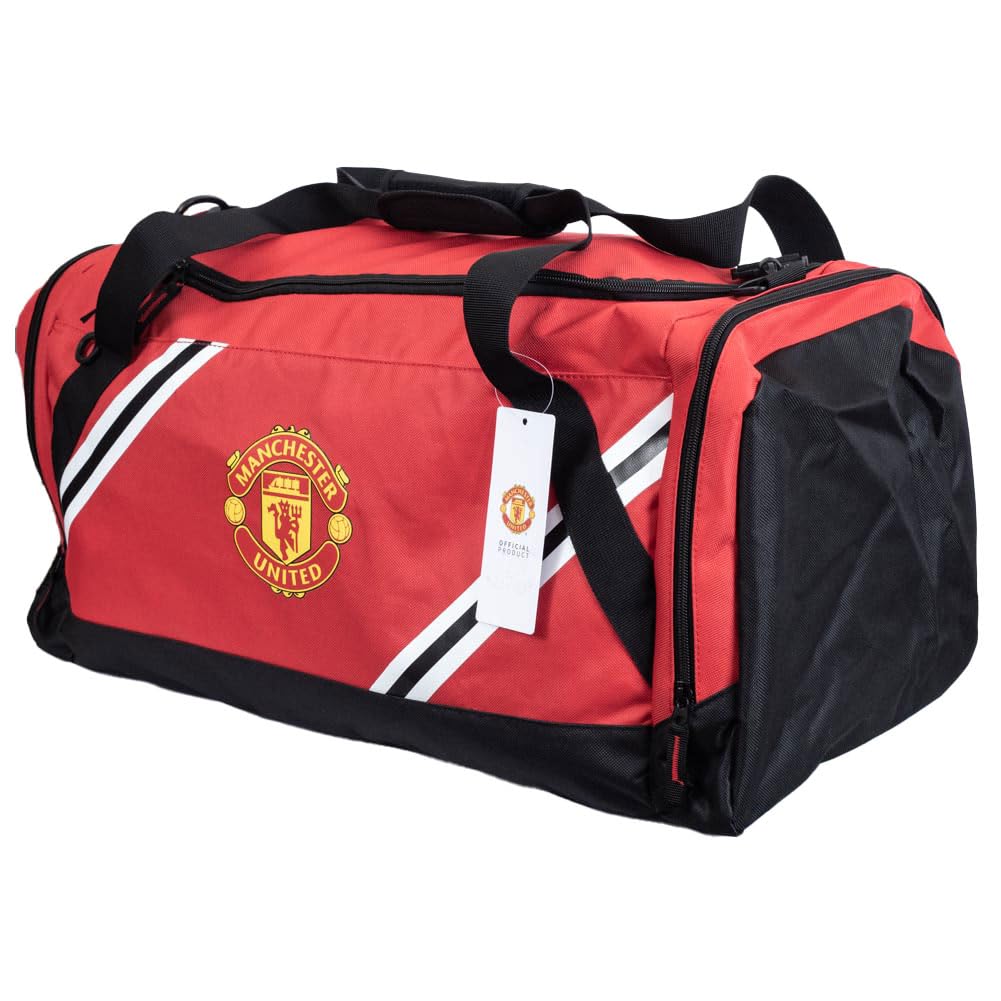 FOCO Offiziell lizenzierte Fußballtasche Manchester United FC Core Stripe