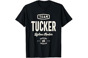 Lifetime Member Tucker Name T-Shirt by Team Tucker