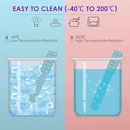 Miniatura 5 de ERKOON Paquete de 5 juguetes sensoriales para masticar para niños autistas, tubos masticables de silicona para autismo, TDAH, SPD, masticables con