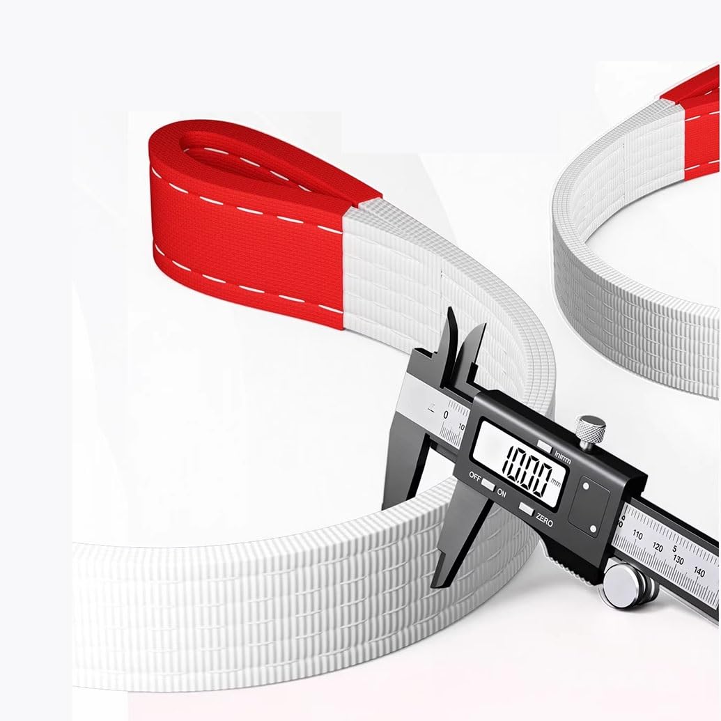 Kit de recuperación con Eslinga de Remolque de Alta Resistencia de 3'' × 35 pies con Capacidad de 55,100 LB: Cuerda de Remolque de Emergencia + grilletes de Anillo en U de Alta Resistencia d