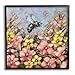 Stupell Industries Bumblebee Summer Garden Meadow Framed Giclee Art, Design by Sara G. Designs