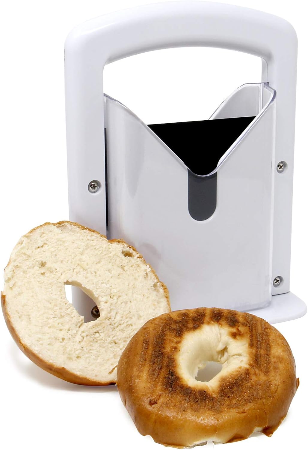 Bagel Slicer Guillotine Perfectly Sliced Bagels Every Time Bread