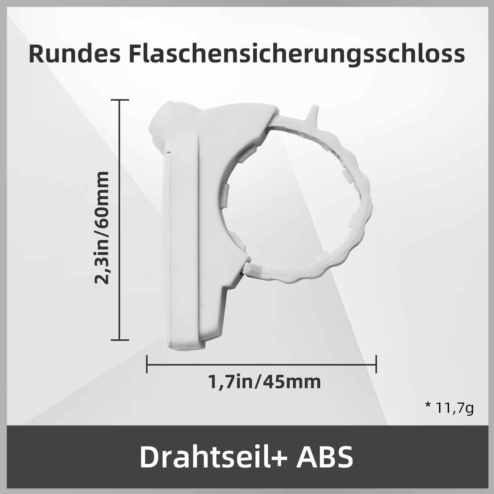Sicherheitsetiketten für Flaschen, AM 58 kHz wiederverwendbare Flaschensicherung für Wein und Spirituosen, Diebstahlschutz für Einzelhandel, Supermärkte und Getränkemärkte, 50 Stück