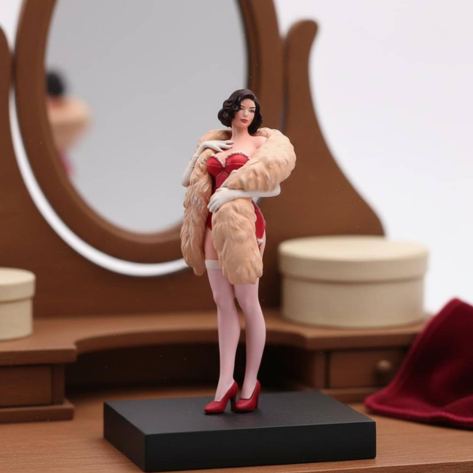 Figure Scena Cantiere Miniatura Personaggio Modello Statua in Resina Finiture Accurate Texture Vivaci Statico Adatta per, Operaio Con Pala E Casco In Mano