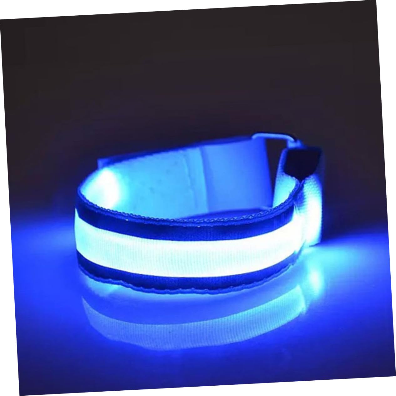 BESPORTBLE Braccio Luminoso Riflettente con Spie Lampeggianti Braccialetti Riflettenti Attrezzatura per La Corsa Notturna Bracciale Luminoso A LED Portato