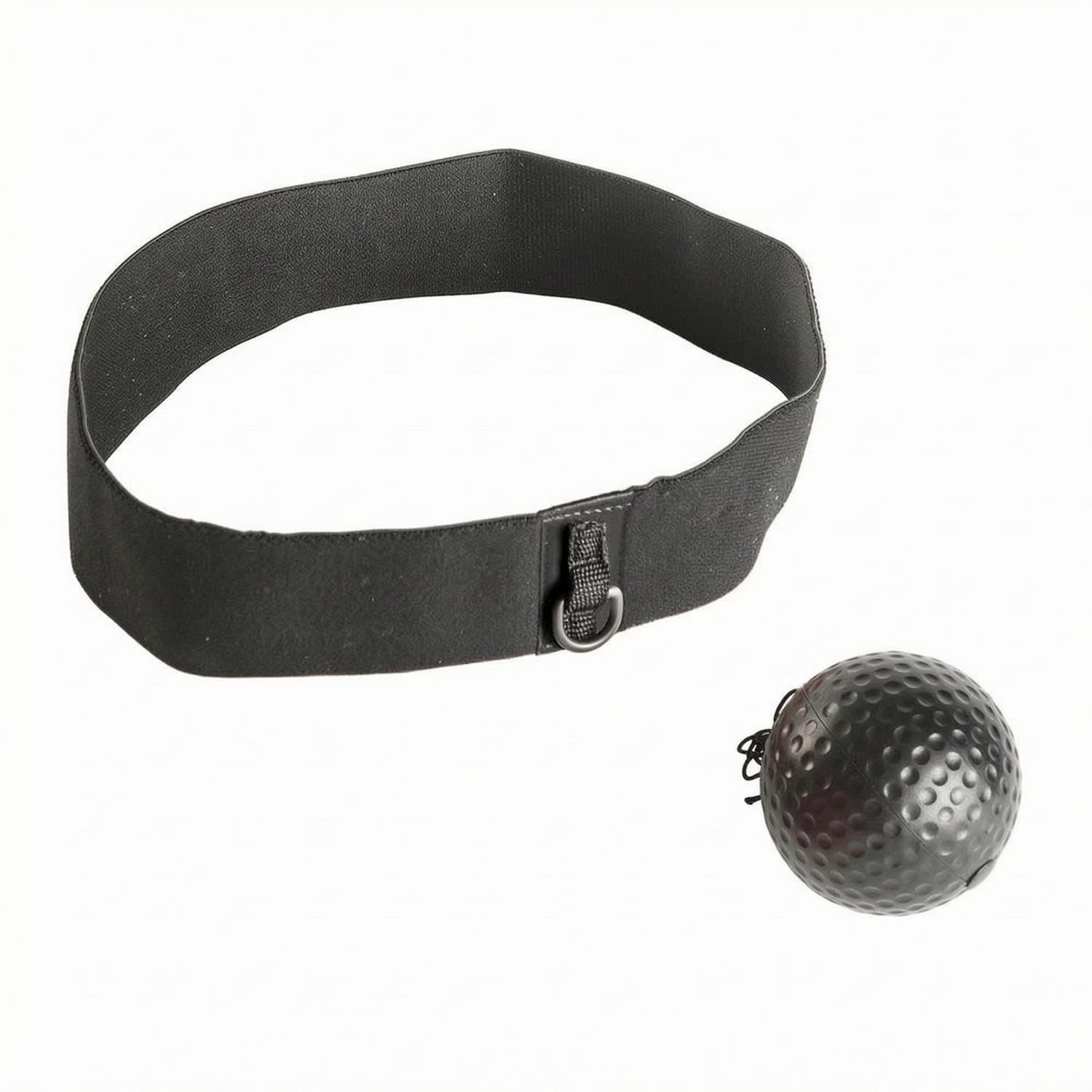 Dimpled Head Strap Ball Coach Textured Buckle Headband Blk | Training Ball Wearable Setup Practice Buckle Headband Blk-image-13