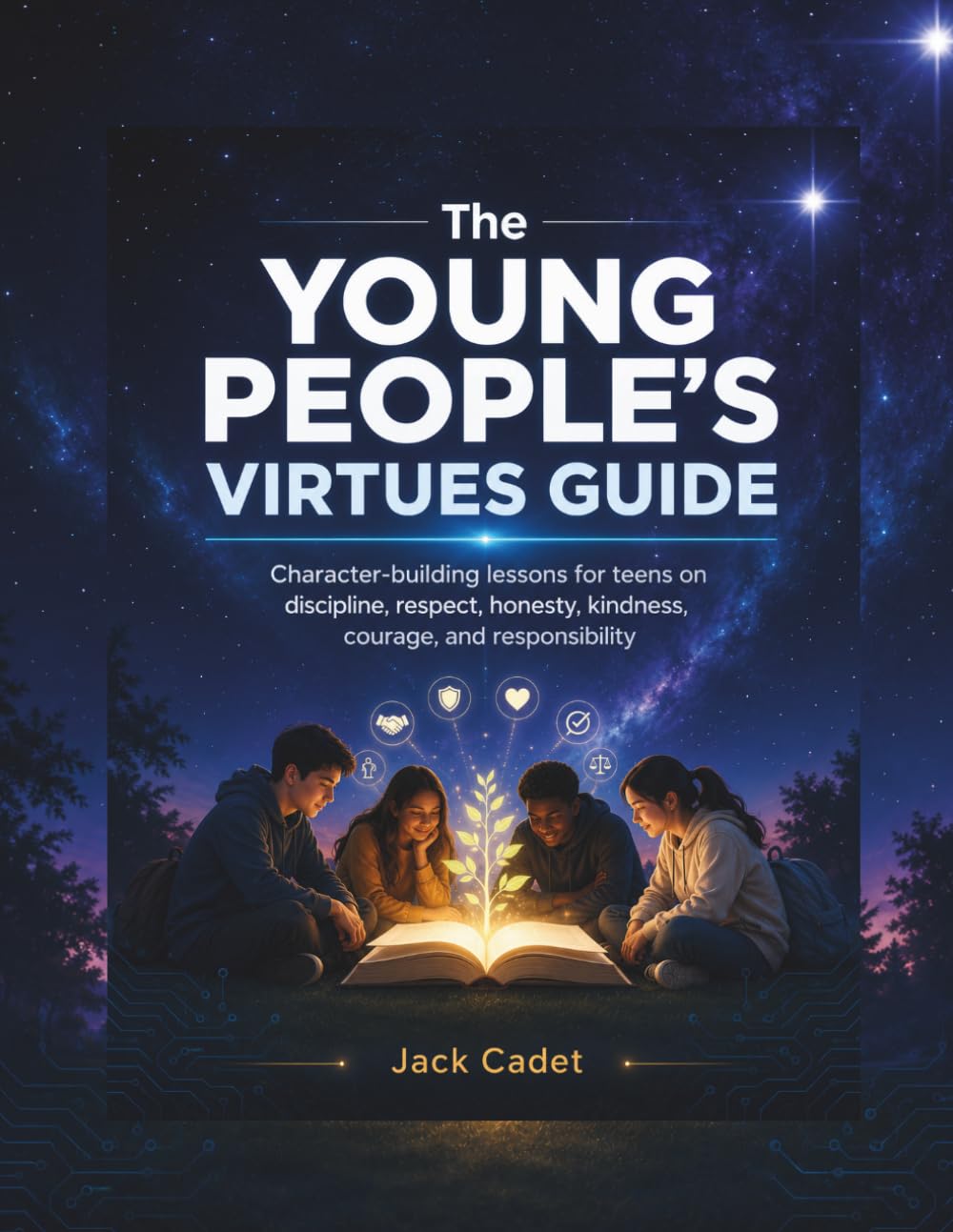 The Young People’s Virtues Guide: Character-building lessons for teens on discipline, respect, honesty, kindness, courage, and responsibility.