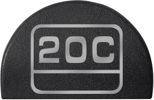 Miniatura 34 de NDZ Performance JP1 - Enchufe de agarre para Glock 17 19 21 22 23 24 31 32 34 35 38 Gen 1-3 pulgadas .40 .357 0.394 in .45 ACP relleno láser grabado