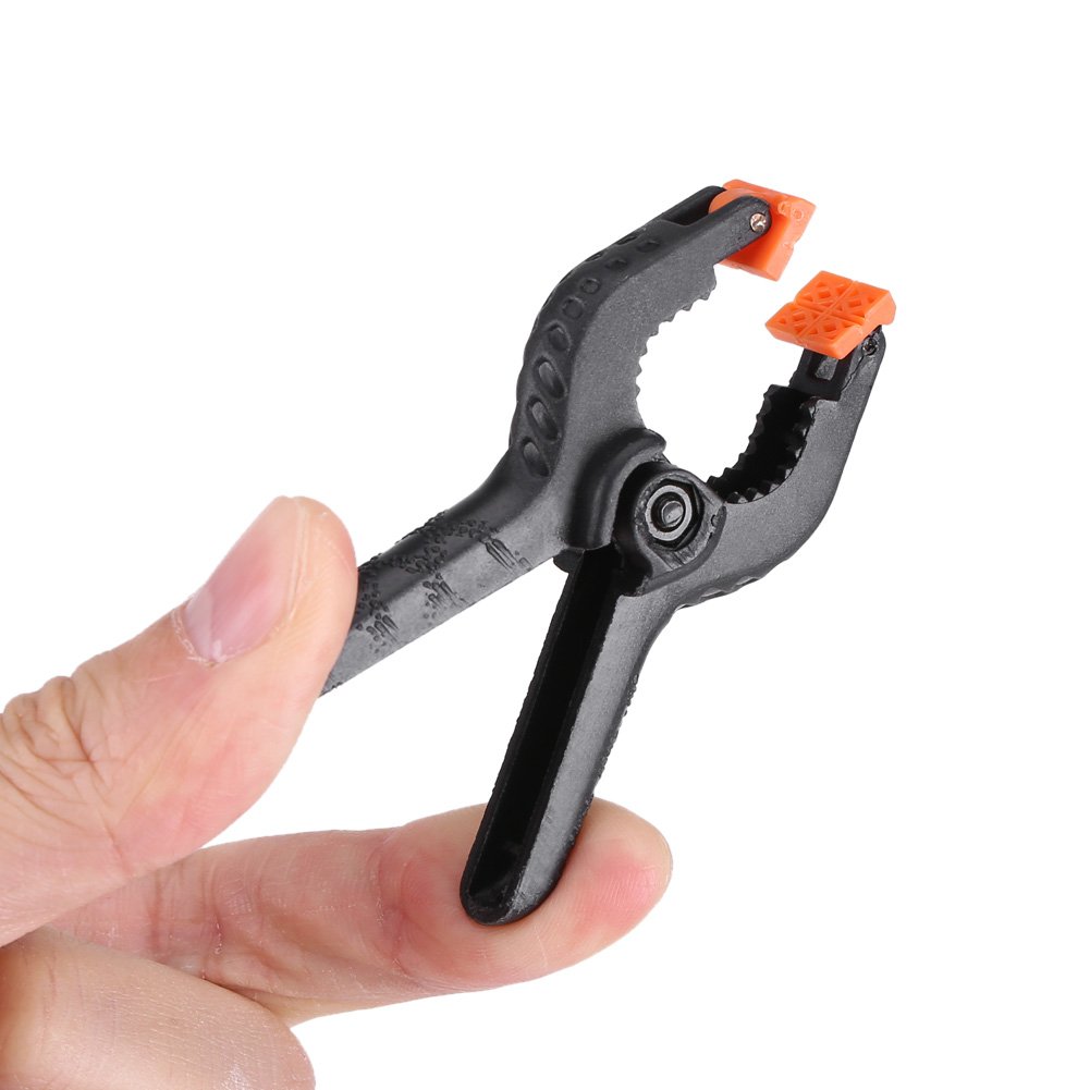 10 Stück Federklemmen 2 Zoll Typ A - Schwarze Nylon Klemmen Für Holzbearbeitung & DIY