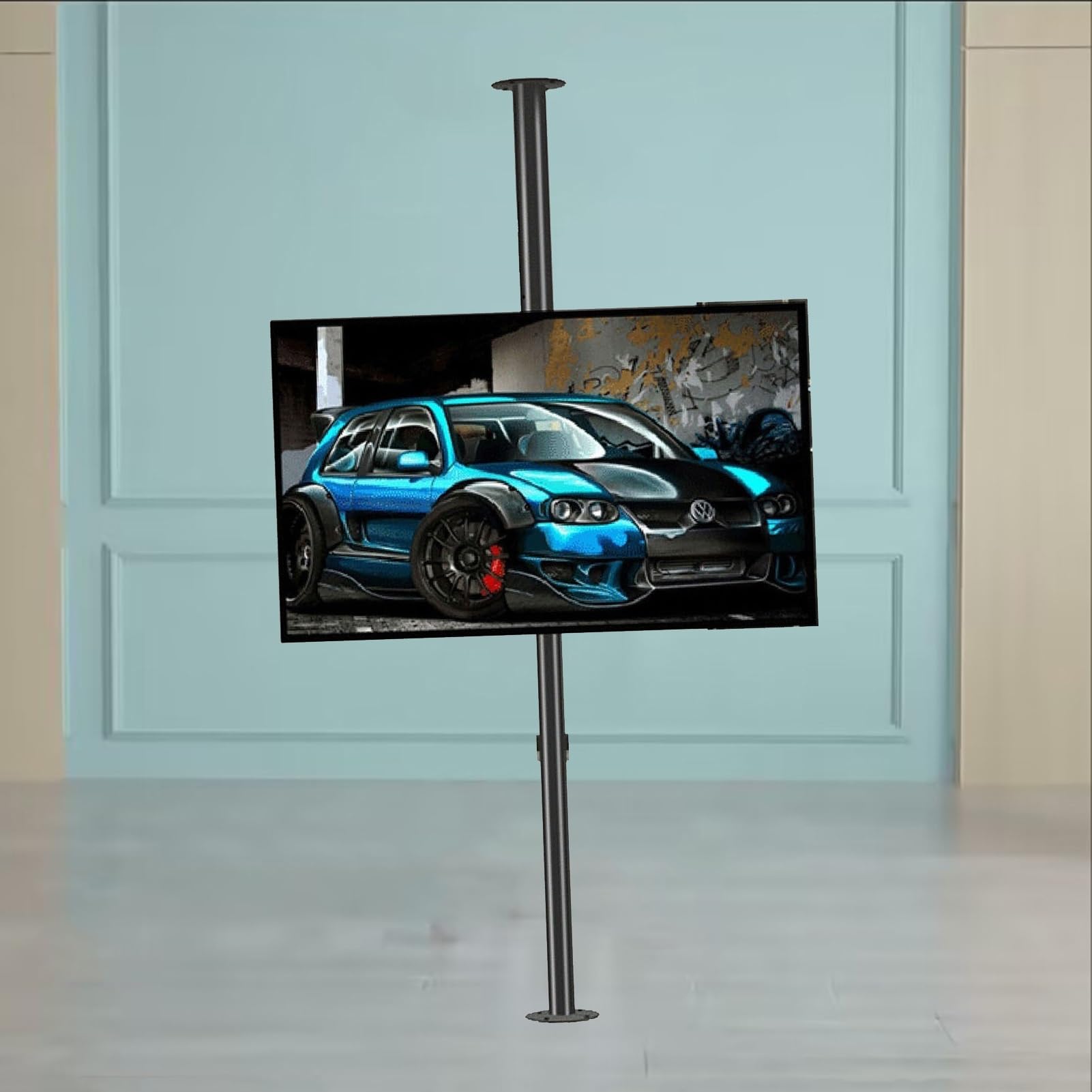 Support de cloison de s TV pivotant 360 évite les reflets 32-75