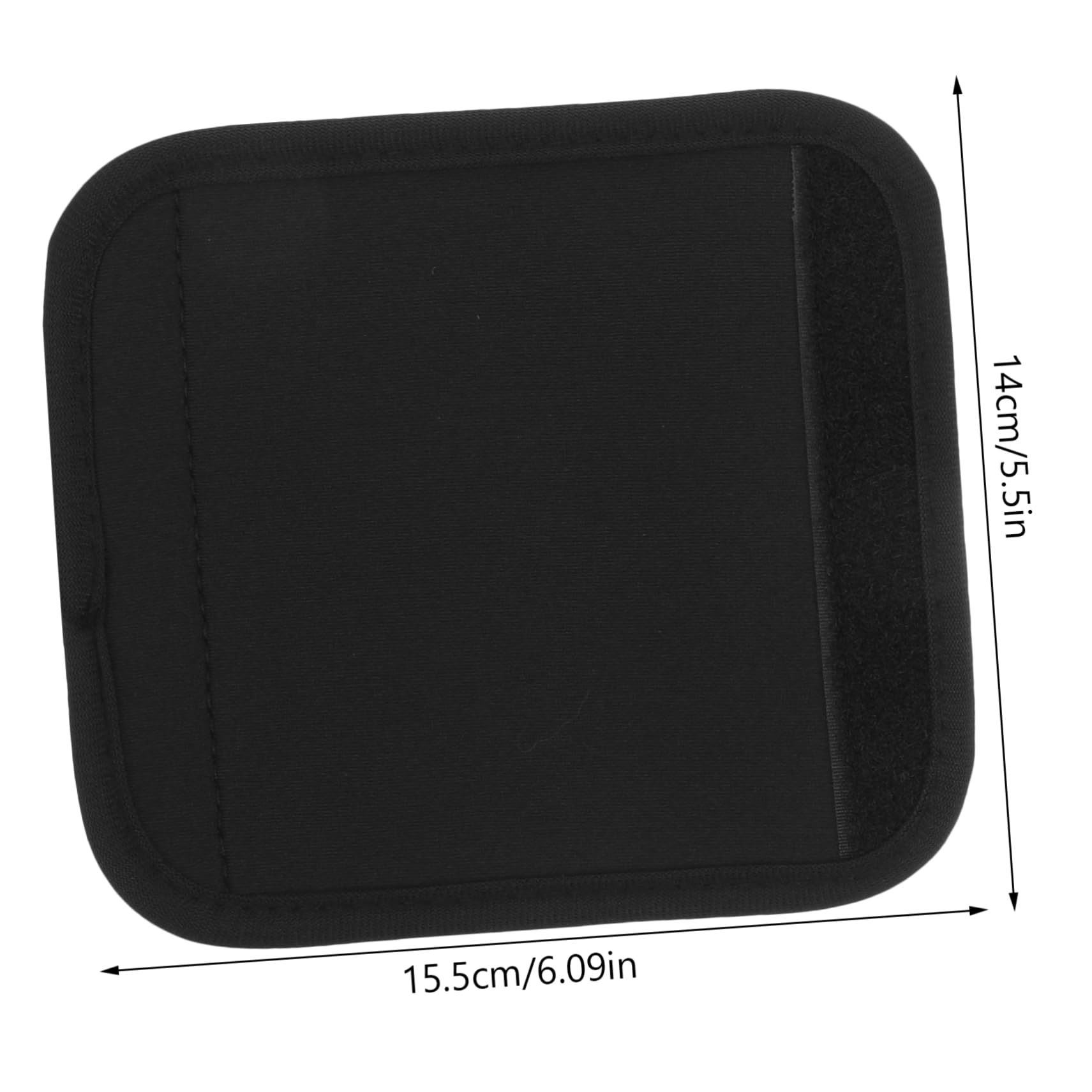 Healeved 5 Series Funda para Asa De Equipaje Maletas Identificador De Equipaje Envoltura De Agarre De Maleta Envoltura De Mango De Equipaje Envoltura De Equipaje Neopreno Negro 2 Piezas X 5