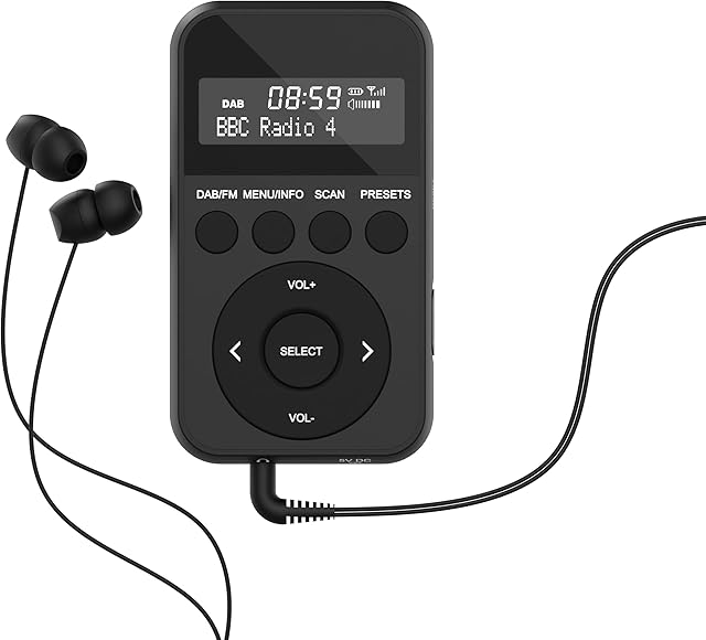 Majority Petersfield Go 2 Pocket Portable Radio I DAB+ FM I USB Charging I Headphones Included I Lockable Buttons I 20 Presets