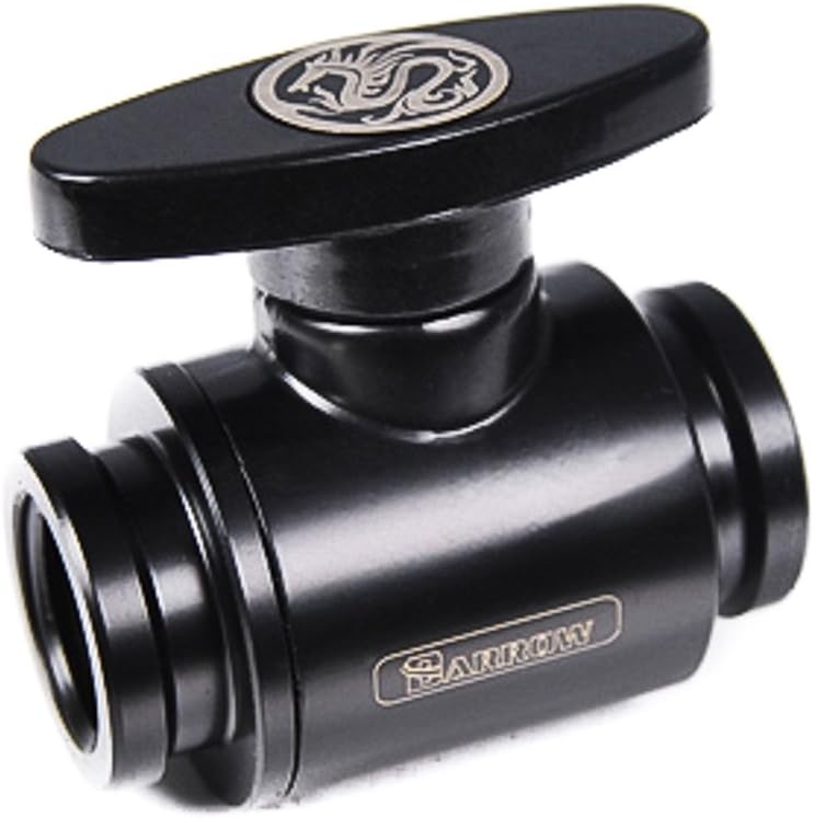 G1/4" Mini Valve with ABS Handle, Black