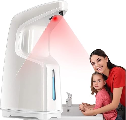 Dispensador de jabón, dispensador automático de jabón sin contacto, dispensador de jabón para platos para cocina y baño, dispensador de jabón de