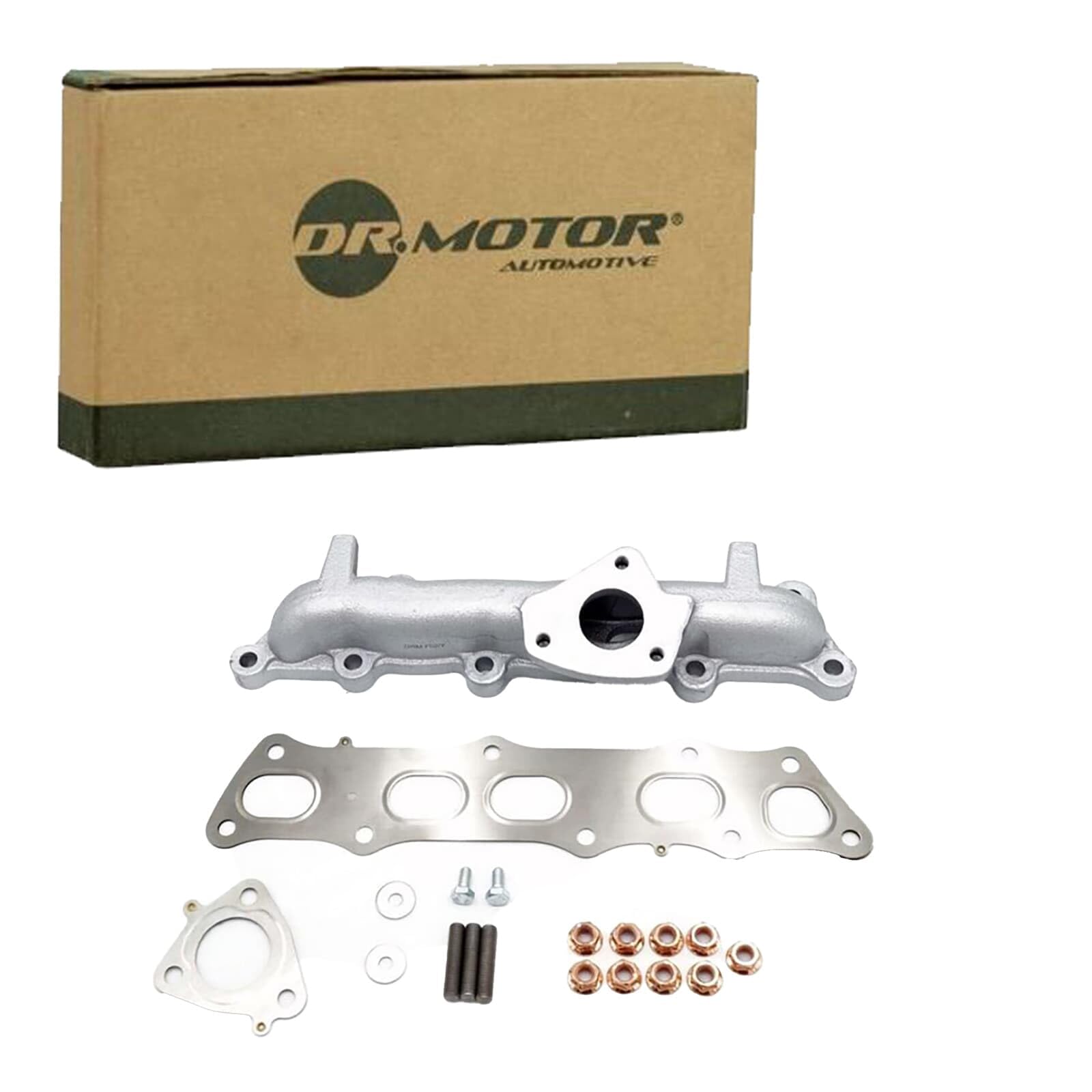DR.MOTOR AUTOMOTIVE DRM118201S Collettore di scarico con guarnizioni con materiale di fissaggio con bulloni/viti