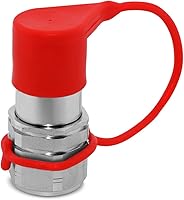 Vista 2 de 3/4" SAE -12 Minicargadora Bobcat Cara Plana Hidráulica Conexión Rápida Macho Acoplador Enchufe