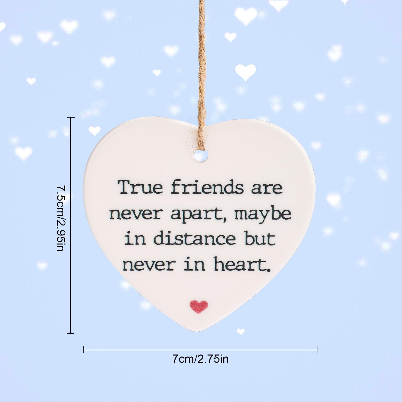 True Friends Are Never Apart Ornament - Image 2