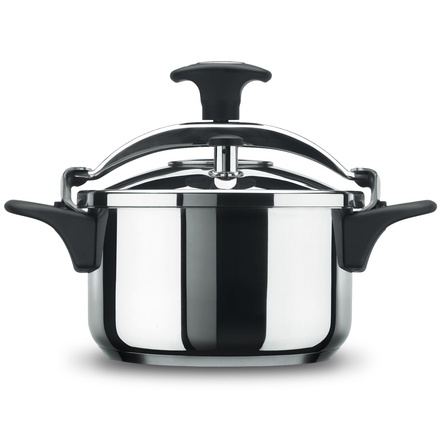ALZA Melisa - Olla Express Tradicional Rápida, 4L, Acero Inoxidable 18/10, Cierre Progresivo, Todas Las Cocinas, Inducción, Base Sandwich