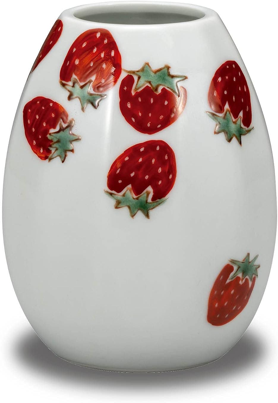 花瓶 おしゃれ 陶器 九谷焼 人気の春夏 一輪挿し いちご 開店祝い 新築祝い ギフト プレゼント 還暦祝い