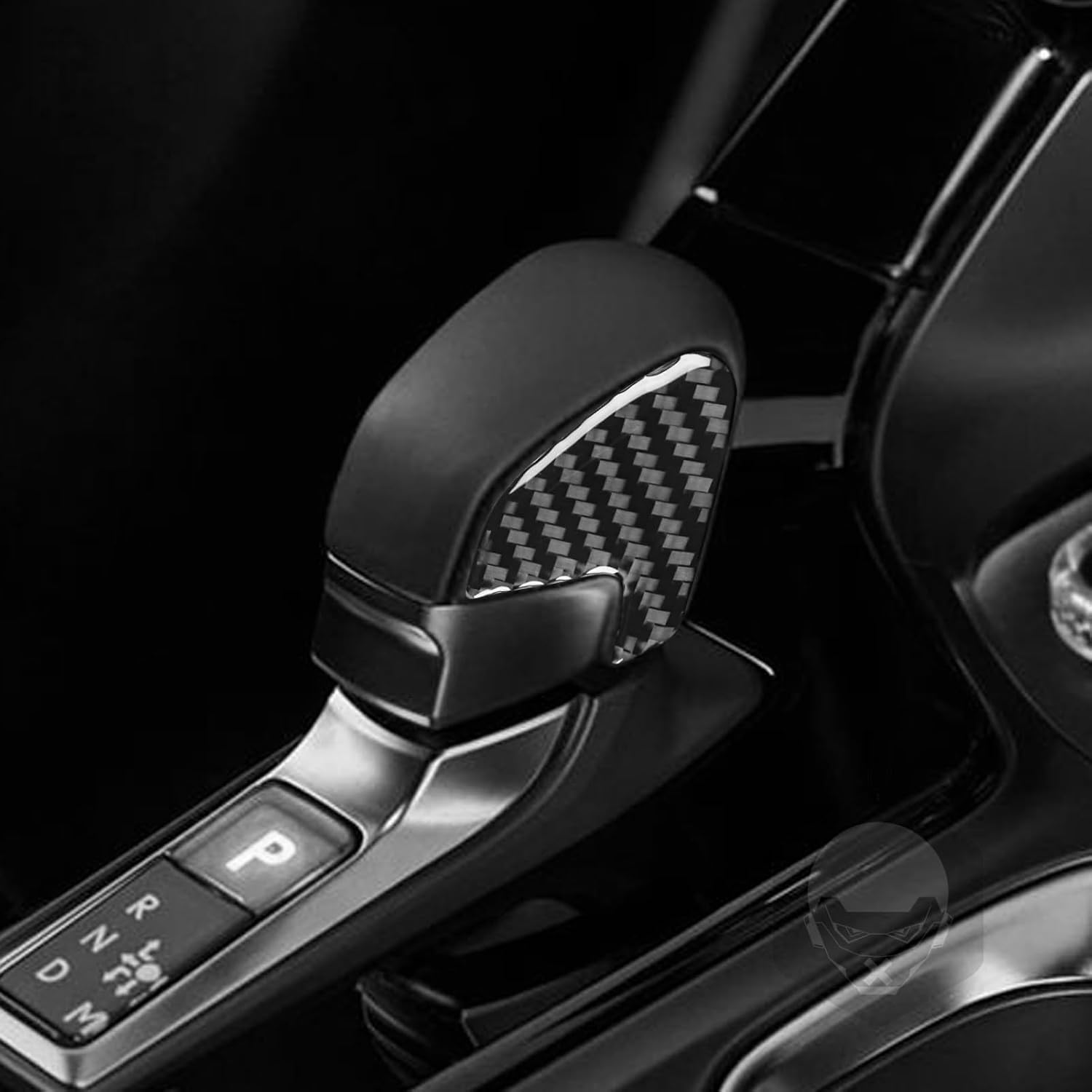 Car Gear Shift Panel Gearknob Sticker Floor Console Decor Compatible with Lexus NX 250 350 350h 450h+ 2022-2026 2023 2024 2025 Real Premium Carbon Fiber Interior Decal Accessories Trim 2PCS Black