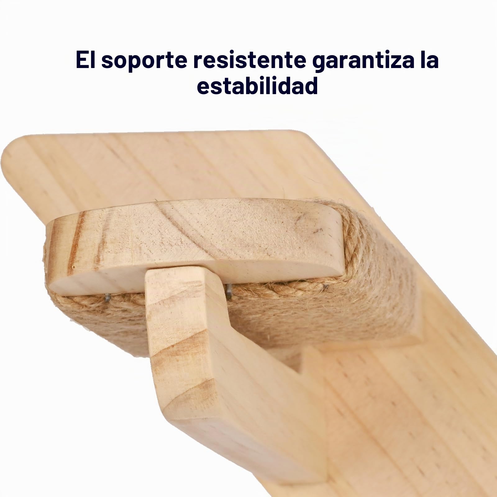 Estanterías de Escalada para Gatos de Madera con 4 Escalones para Pared Interior