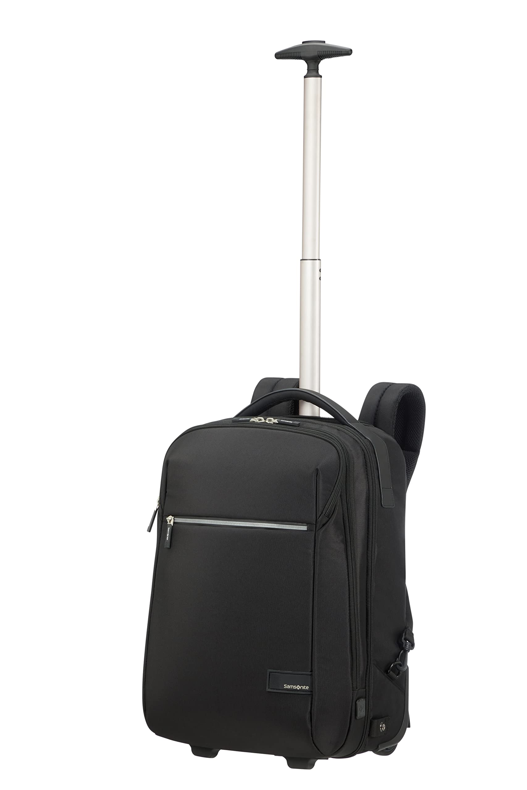 Samsonite Litepoint - Borsa PC con Ruote 17.3" (48 cm) con Funzioni Smart, Organizzazione Interna Pratica, Trolley Business - 30L - Nero (Black)