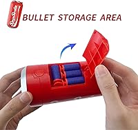 Vista 7 de AGM MASTECH Pistola de juguete transformadora de latas de soda, dispara dardos de espuma suave, incluye objetivo de disparo, regalo ideal para niños