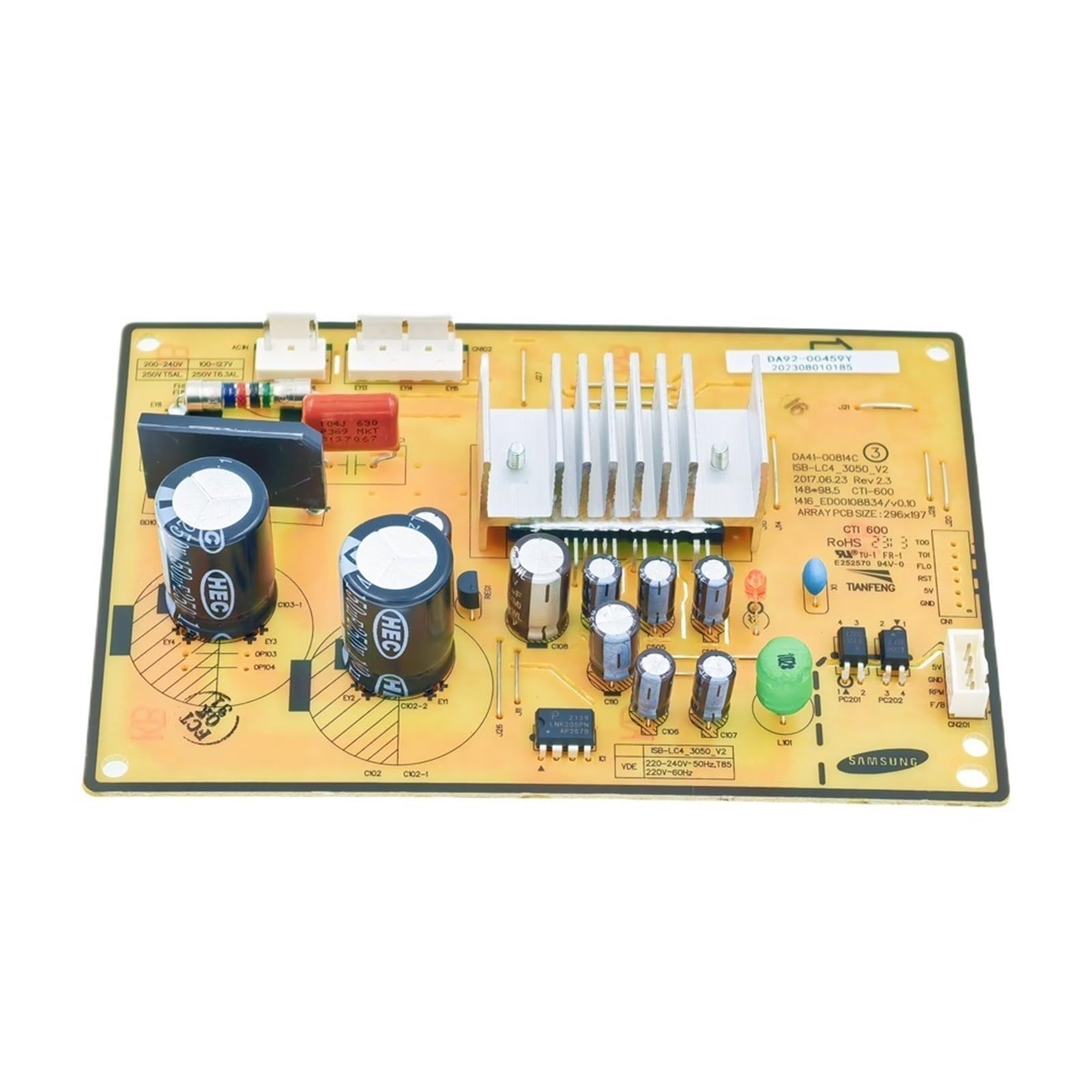 Kühlschrank-Steuerplatine PCB, Kompatibel Mit Samsung, DA92-00459Y DA41-00814C Kühlschrank-Motherboard-Gefrierschrankteile