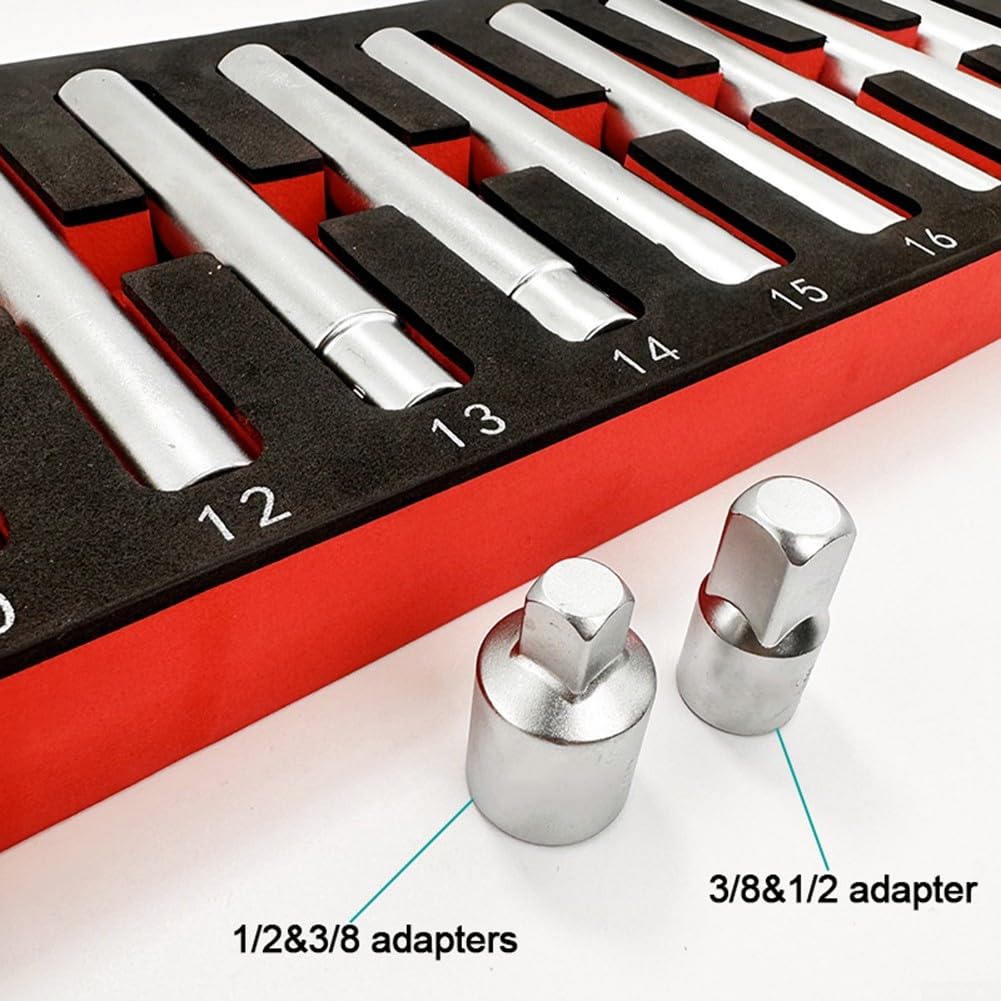 Set Bussole Profonde 120mm 12pz Hex Dodecagonale(Twelve-flower)