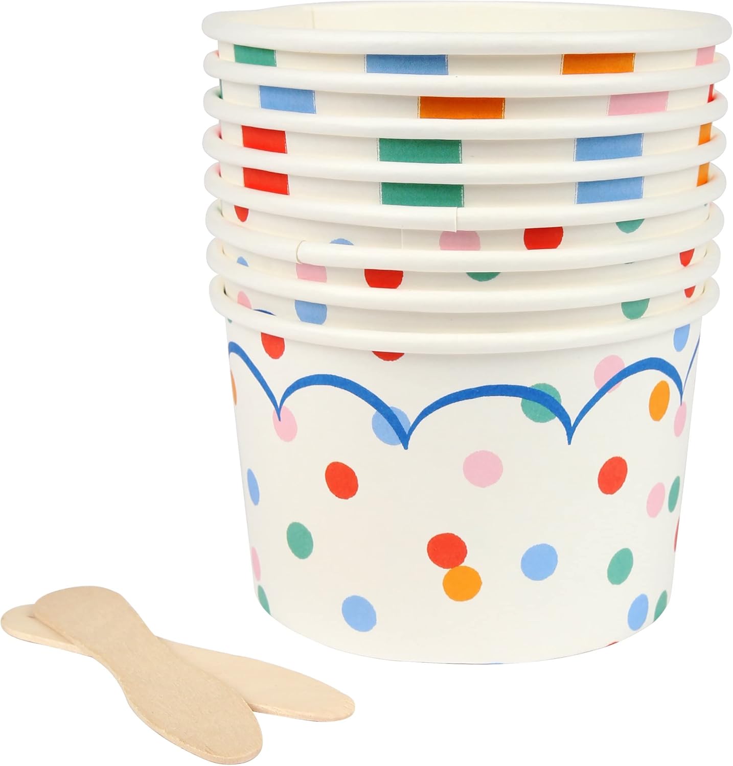 Meri Meri Spots & Stripes Candy/Ice Cream Cups Amazon.co.uk Home