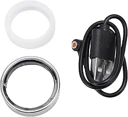 Zopsc Smart Ring Health Tracker Com Capa, Rastreador de Fitness Com Contagem Calórica de