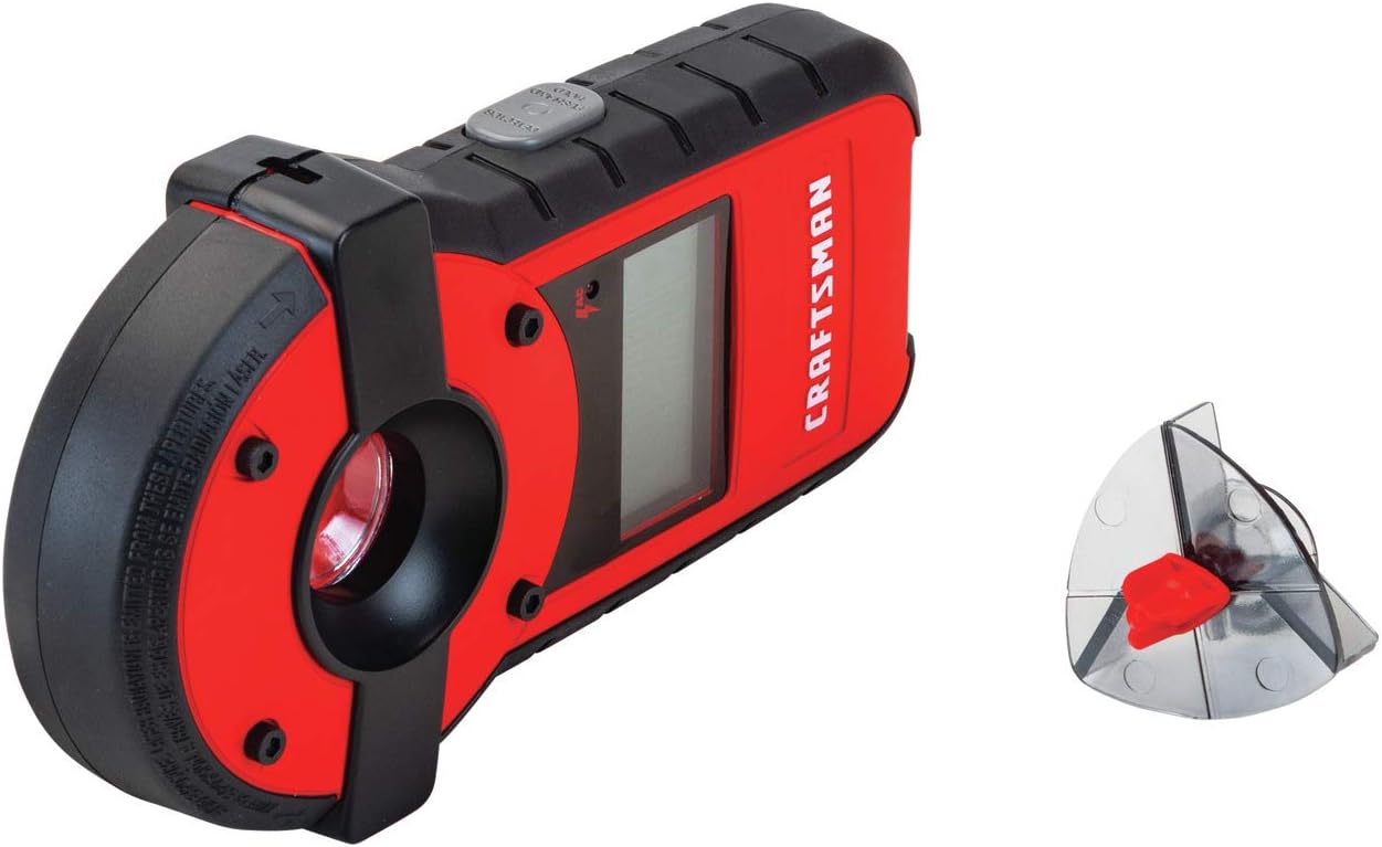 Laser Level and Stud Sensor, 20-Foot Visbility Range (CMHT77636) , Red