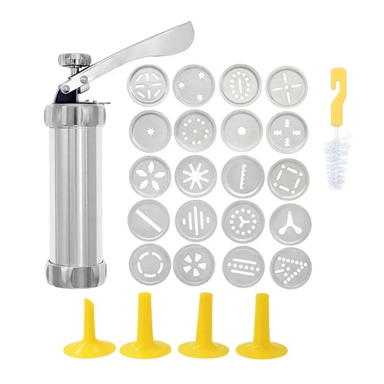 Ensemble de 20 pistolets à biscuits en acier inoxydable