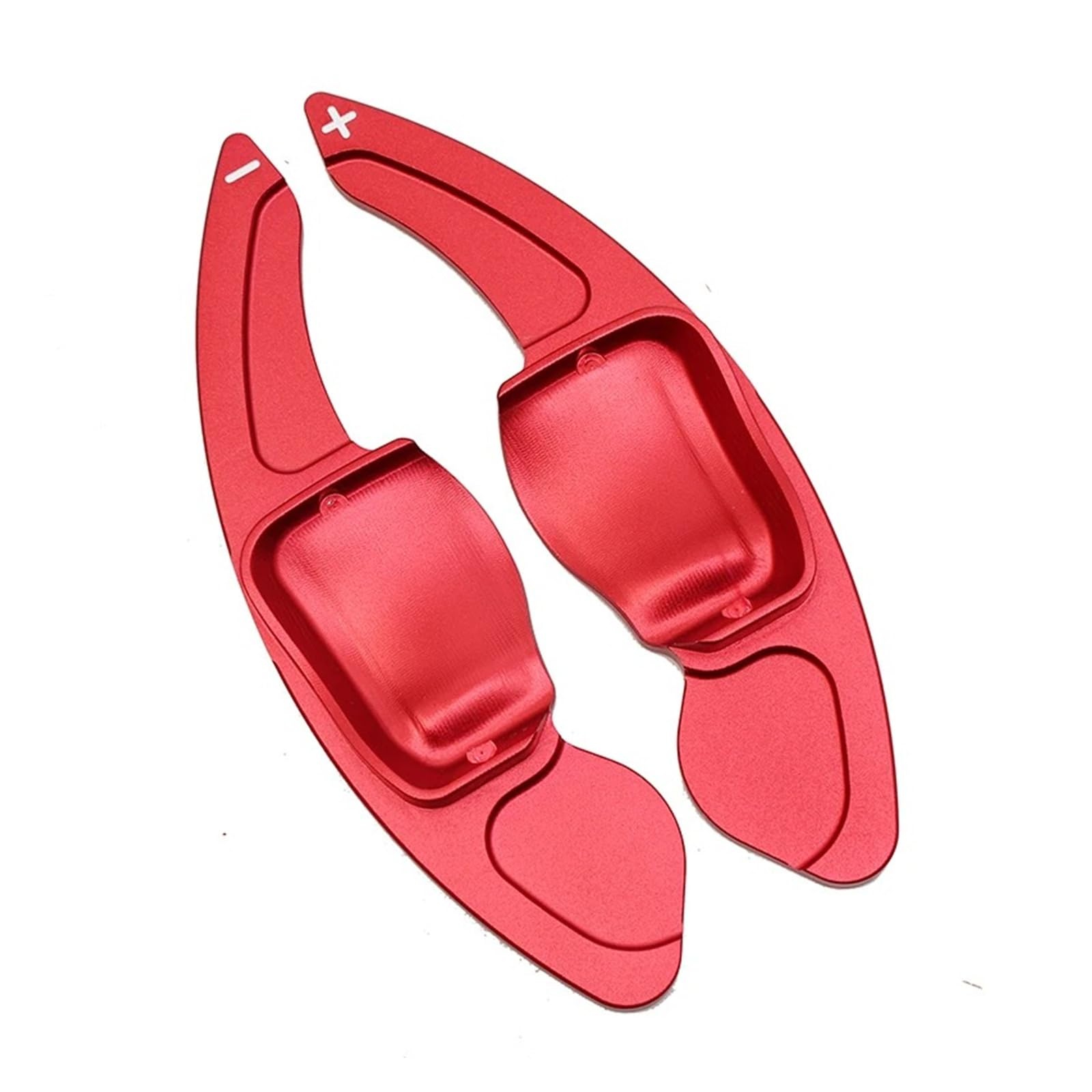 ZHANGZHENGYAO Car Steering Wheel Shifter Paddle for VW for MK6 for GTI for Jetta for MK5 for Passat for B6 B7 CC for Polo for Sharan for Tiguan Steering Wheel Paddle Shift(Red)