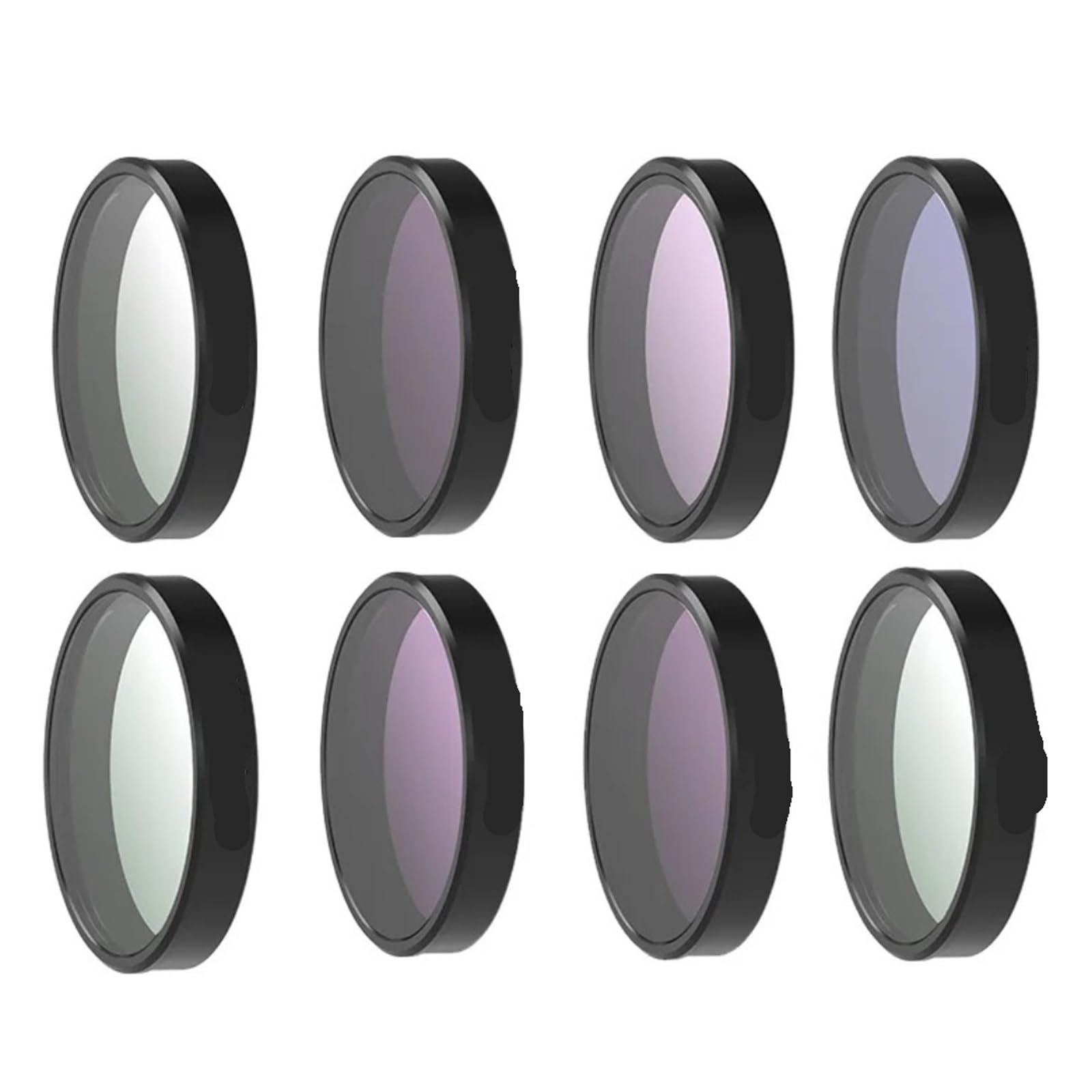 Juego de filtros Suaves ND/CPL/Negro Fit Nano | PL/ND8/16/32 Kit de filtro protector nocturno suave negro for cámaras OSMO Nano(ND8PL)