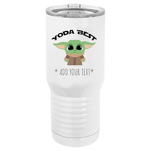 Yoda Best Custom - Stainless Steel 20 oz. Tumbler Travel Mug