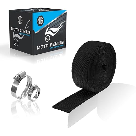 MOTO GENIUS Silicate Fiber Silencer Wrap 3m