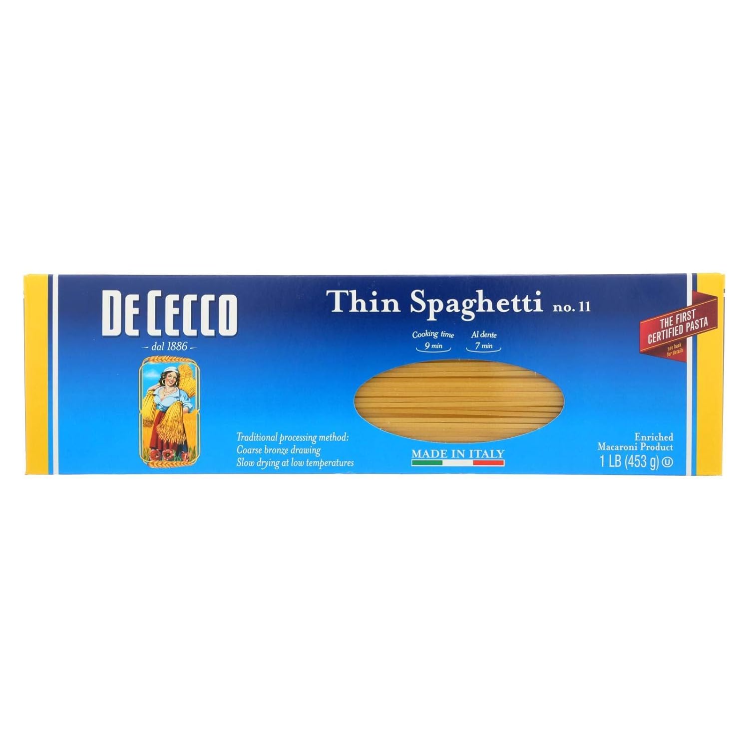De Cecco Pasta Pasta Spaghetti 16 oz. (Pack of 20)