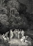 GUSTAVE DORÉ' Finalement, je suis allé à une réunion de l'école d'Homère' de l'Enfer de la Divine Comédie de Dante. Environ 1860 - Sur Format A3 Papiers Brillants de 250g. Affiches de Reproduction