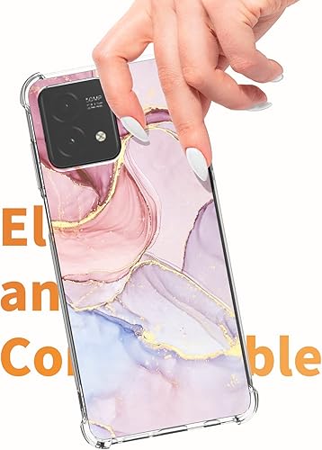 Miniatura 5 de CLATUK Funda para Moto G Stylus 5G 2023 con protector de pantalla + protector de lente de cámara, mármol delgado + protección anticaídas y a prueba