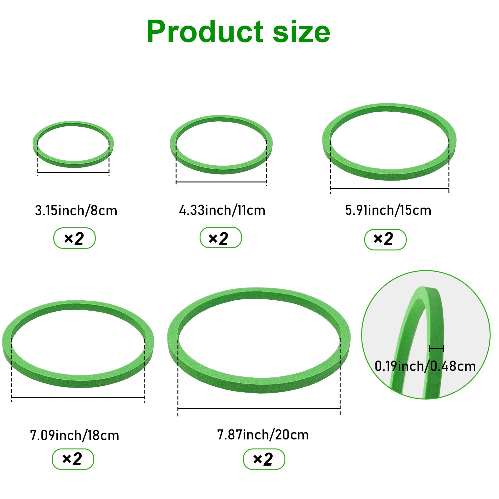 Snapklik.com : FWUNYVN 10Pcs Aquarium Floating Plant Rings And Fish ...