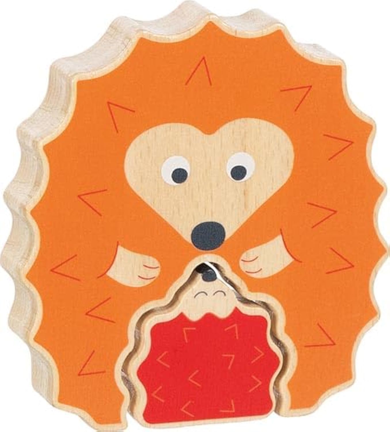 Goki Puzzle Premier Age en Bois Hérisson et choupisson 2 pièces